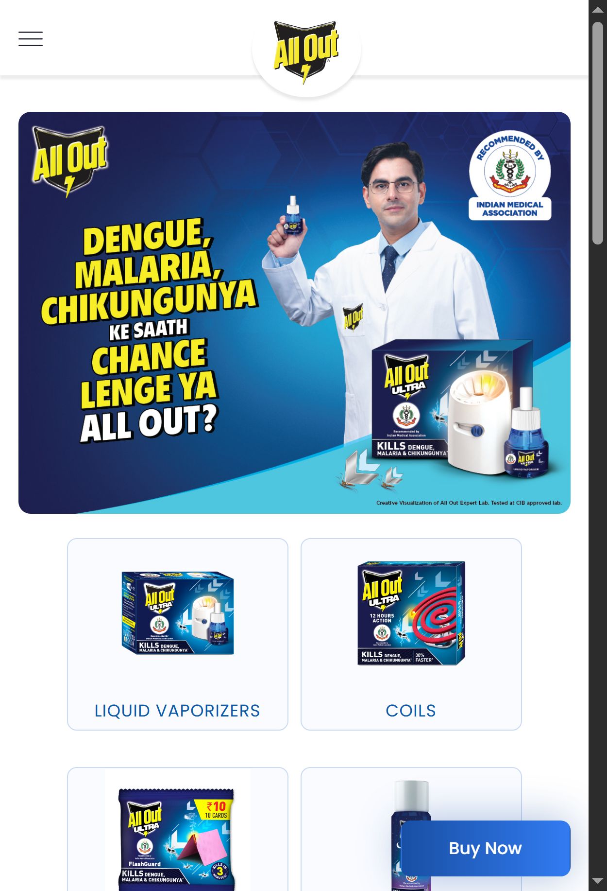 All Out India — Mobile